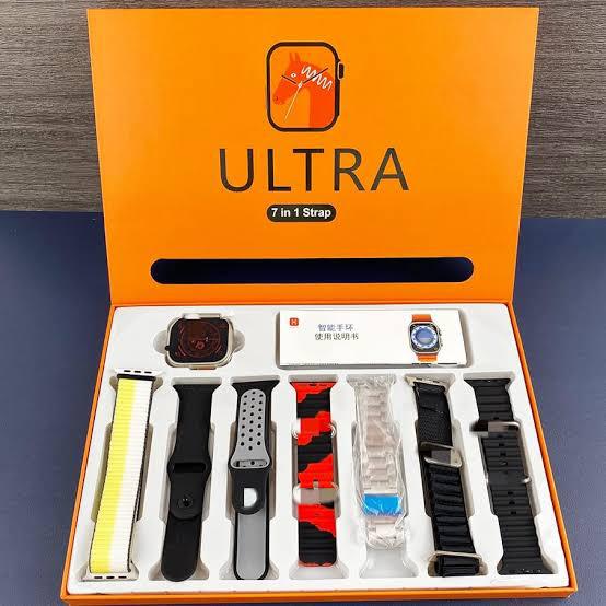 Hi Watch Pro Ultra Smartwatch – 7-in-1 Strap Bundle